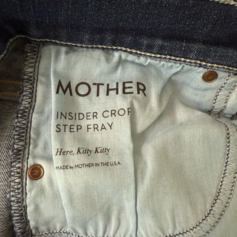 MOTHER Straight Leg Jeans - Indigo - Picture 8 of 10